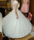 Suknia ślubna Suknia slubna SARA KSIEZNICZKA kolor: Kremowy rozmiar: 36