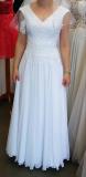 Suknia ślubna suknia ślubna z salonu Venus - Tychy kolor: śnieżno - biała rozmiar: 36