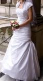 Suknia ślubna biała suknia ślubna + dodatki kolor: biały rozmiar: 36/38