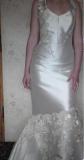 Suknia ślubna PRZEPIEKNA SUKNIA ŚLUBNA - WYSYŁKA GRATIS kolor: ecru rozmiar: 38
